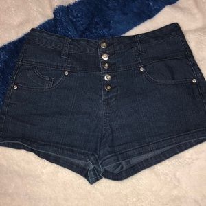 High waisted shorts